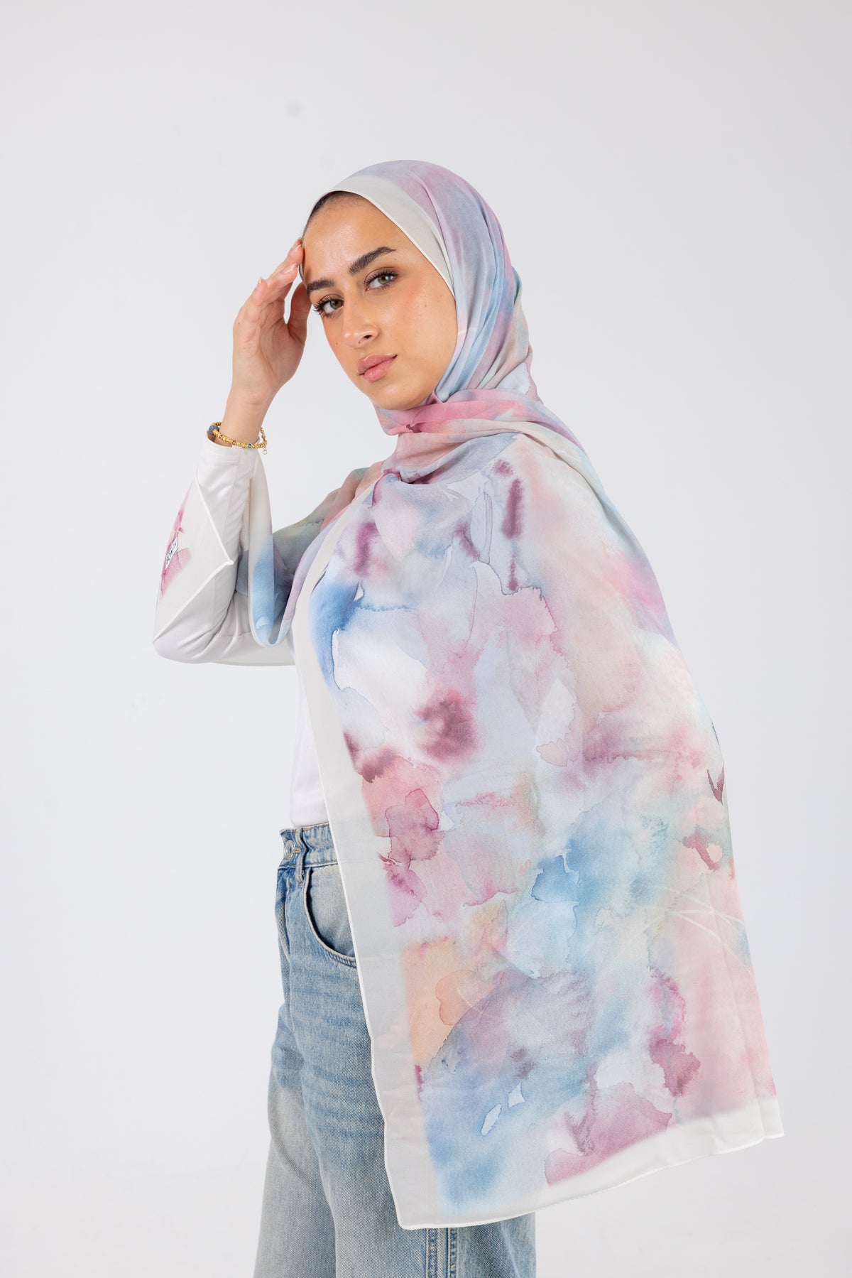 Pastel Watercolor - Chiffon Printed