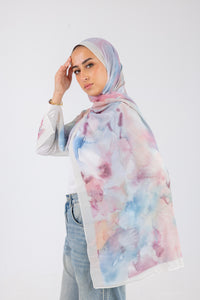 Pastel Watercolor - Chiffon Printed