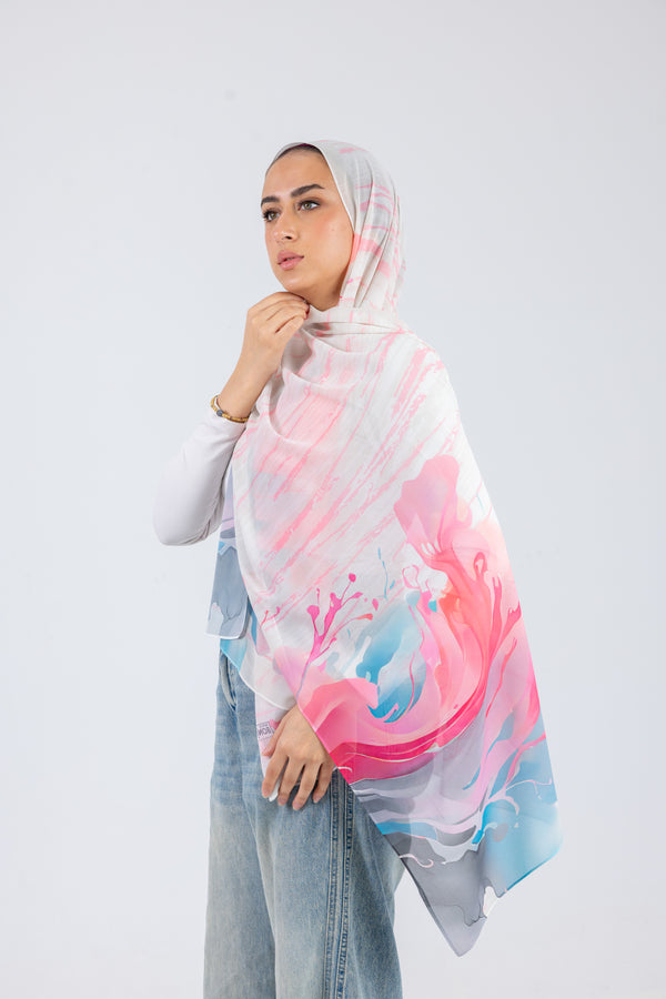 Blush Bloom - Chiffon Printed