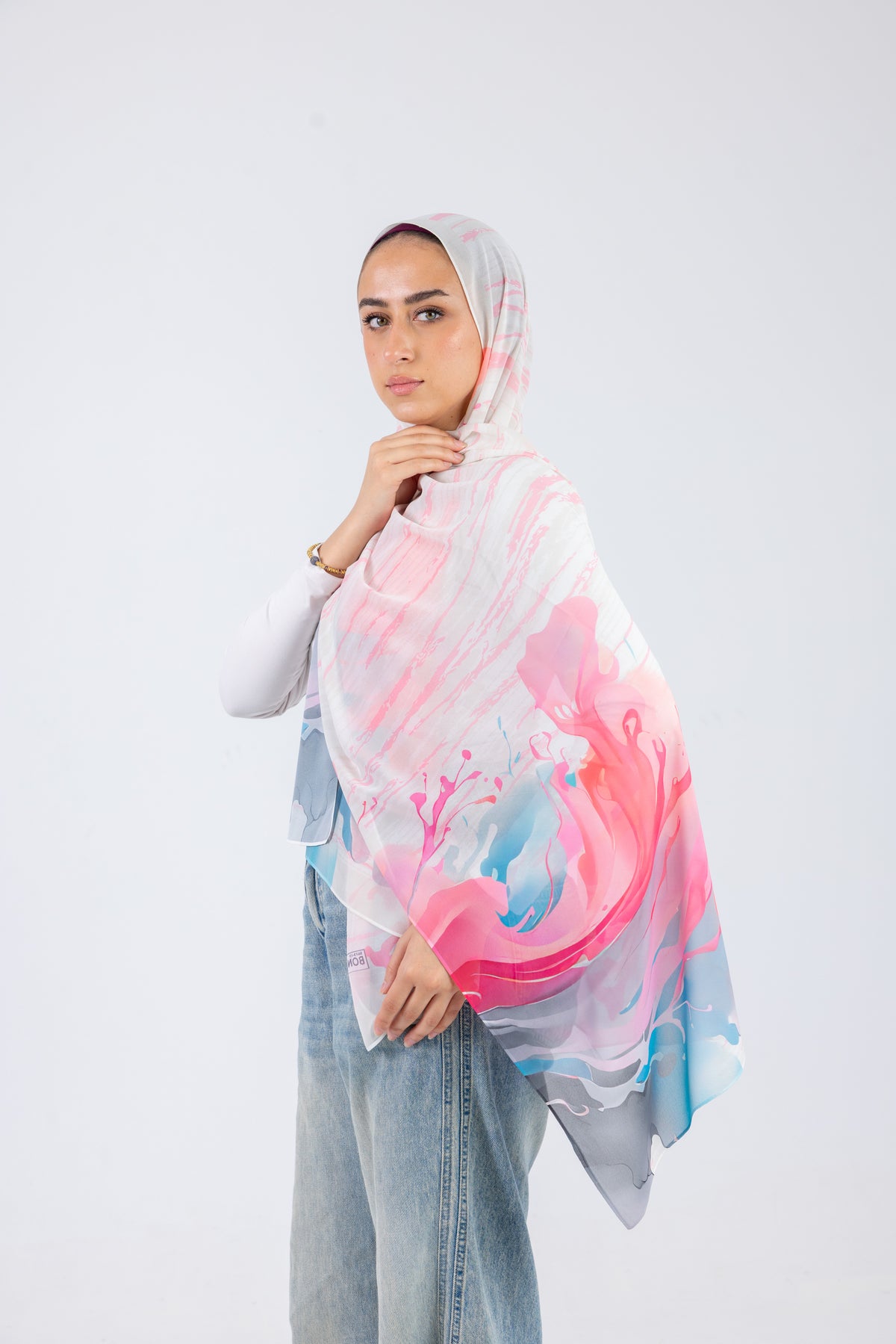 Blush Bloom - Chiffon Printed