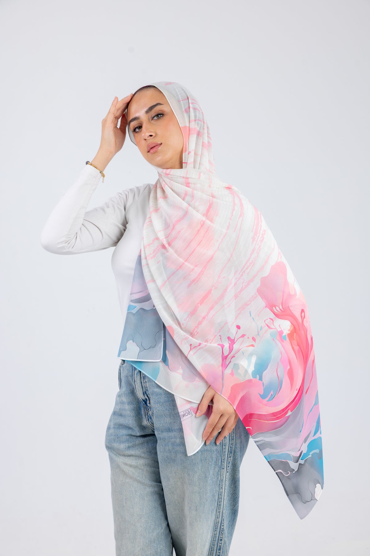 Blush Bloom - Chiffon Printed
