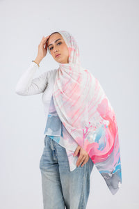 Blush Bloom - Chiffon Printed