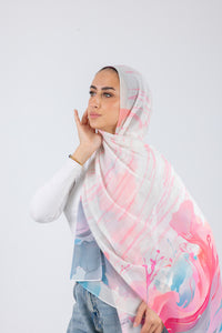 Blush Bloom - Chiffon Printed