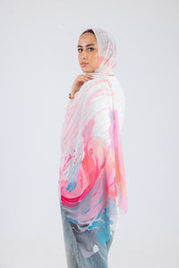Blush Bloom - Chiffon Printed