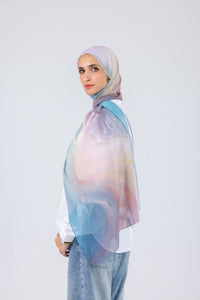 Blue Serenity - Chiffon Printed