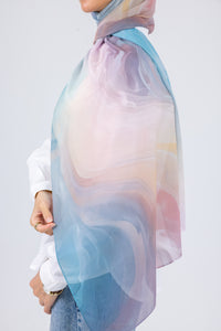 Blue Serenity - Chiffon Printed