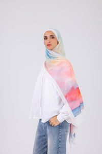 Sunset Horizon - Chiffon Printed