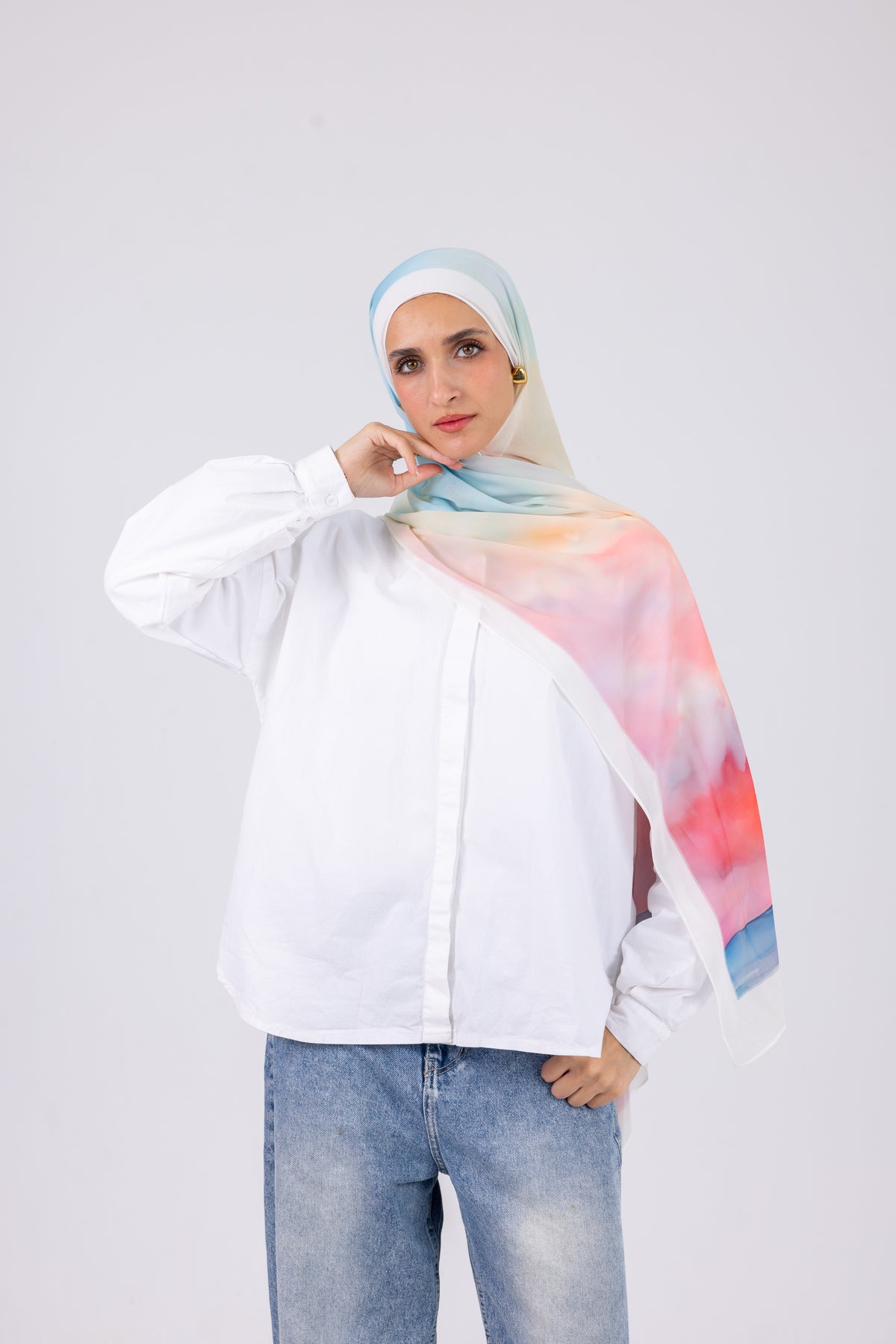 Sunset Horizon - Chiffon Printed