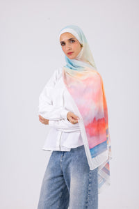 Sunset Horizon - Chiffon Printed