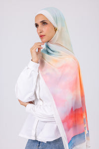 Sunset Horizon - Chiffon Printed