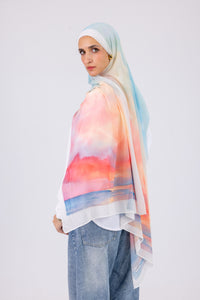 Sunset Horizon - Chiffon Printed