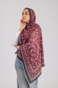 Vintage Rouge - Chiffon Printed