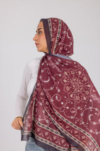 Vintage Rouge - Chiffon Printed