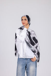 Black & White - Modal Printed