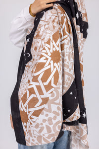 Celestial Caramel - Modal Printed