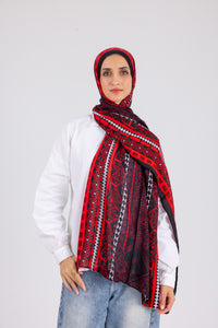 Heritage Red - Modal Printed