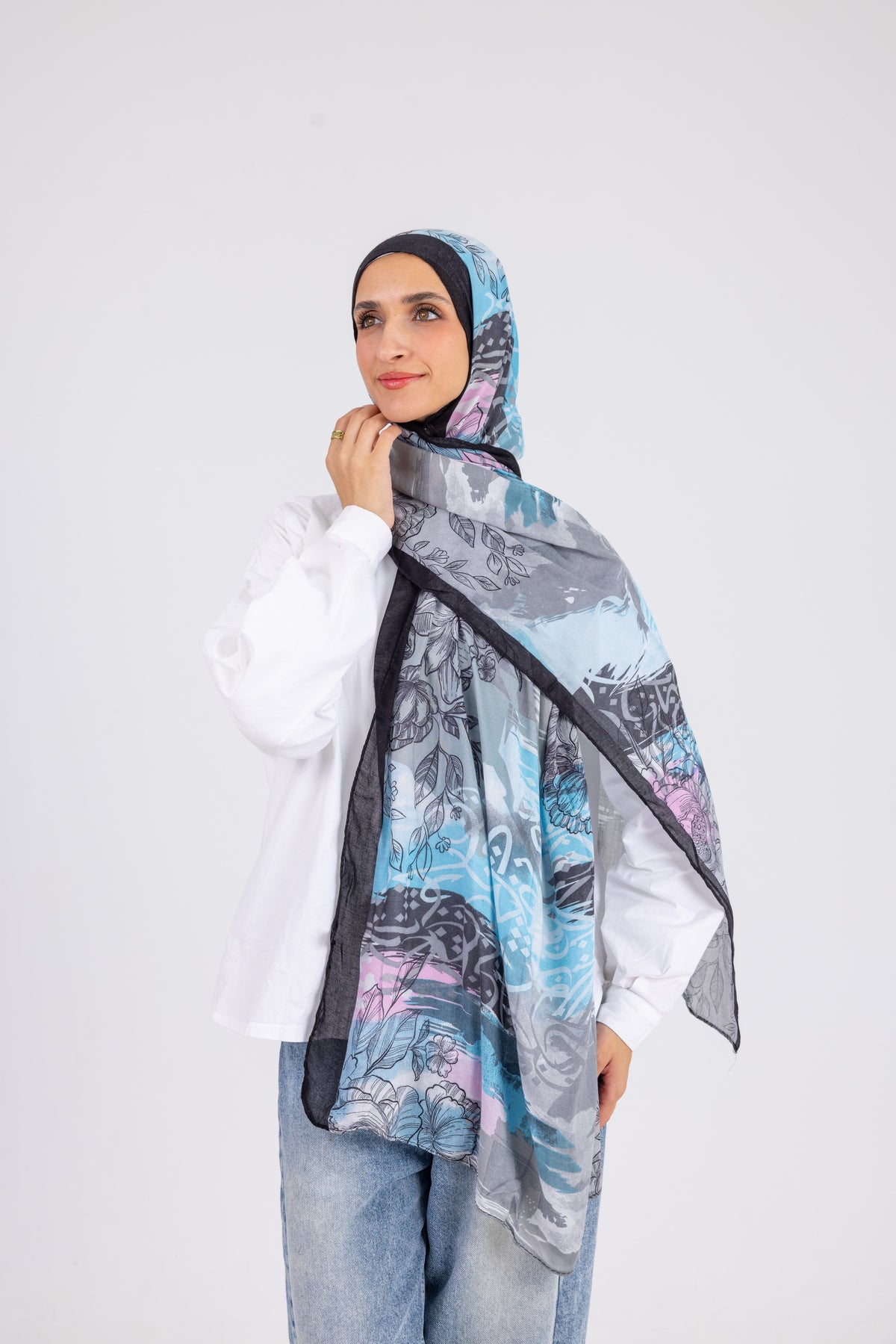 Floral Sketch - Modal Printed