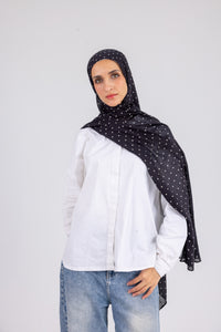 Black Polka Dot - Modal Printed