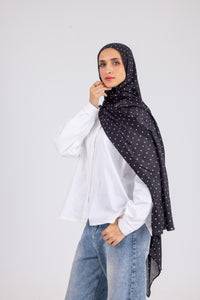 Black Polka Dot - Modal Printed