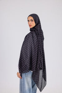 Black Polka Dot - Modal Printed