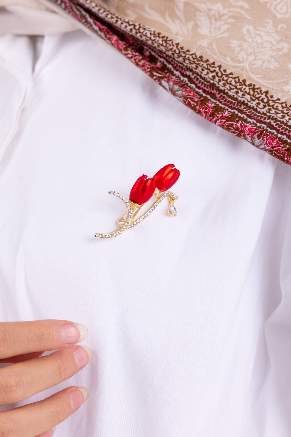 Floral Elegance - Brooch