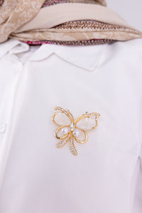 Golden Butterfly - Brooch