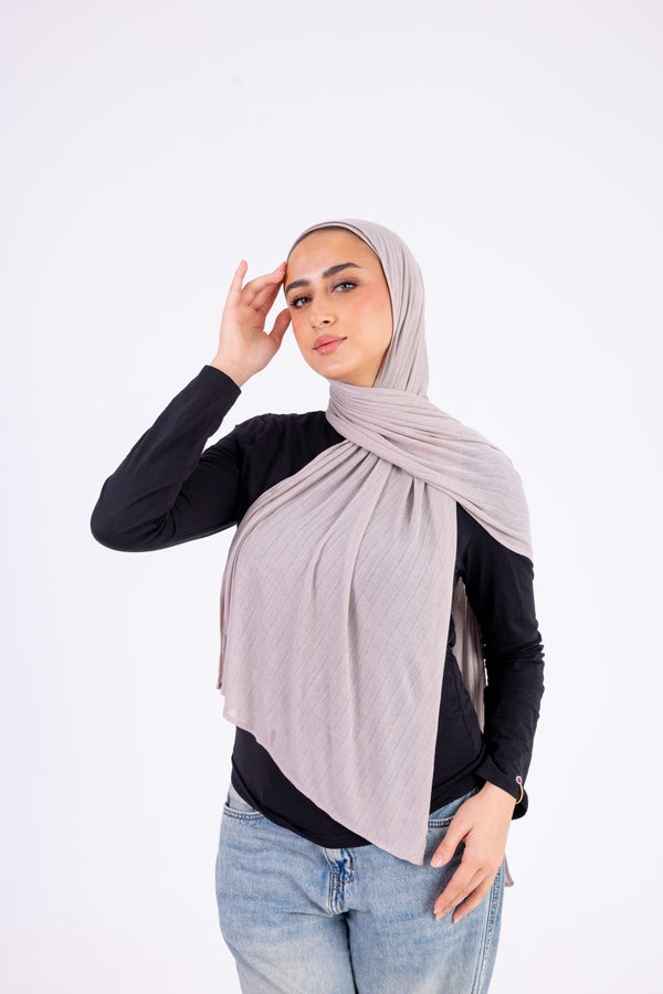 Mushroom Taupe – Kuwaiti with bandana