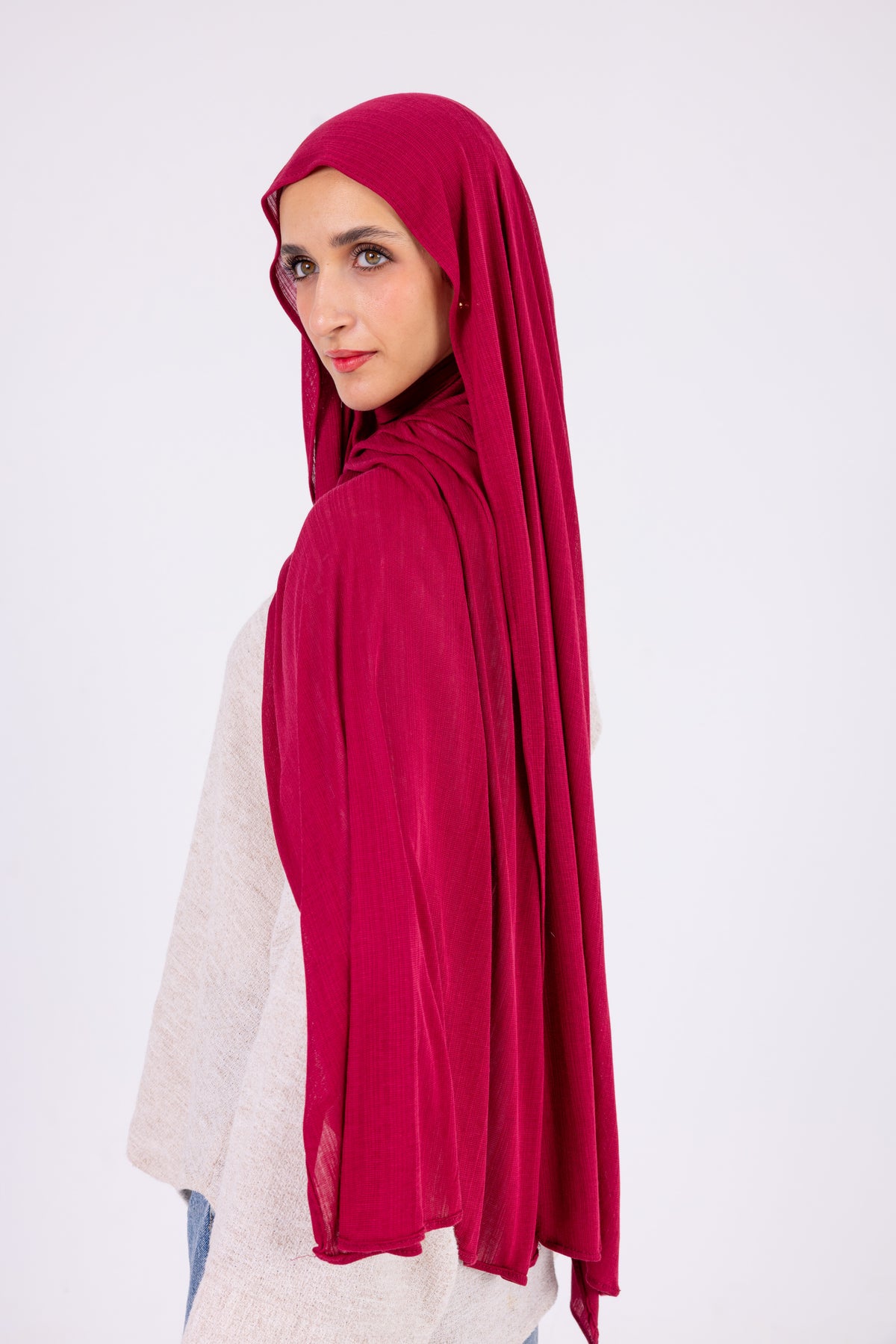 Fuchsia Bloom – Kuwaiti with bandana