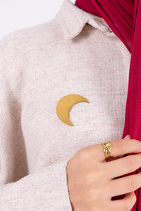 Celestial Moon - Brooch