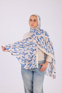 Blue Petals - Modal Printed