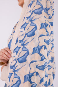 Blue Petals - Modal Printed