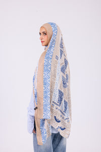 Azure Mosaic - Modal Printed