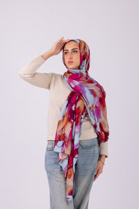 Watercolor Bloom - Modal Printed