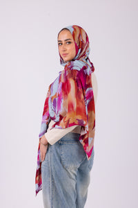 Watercolor Bloom - Modal Printed