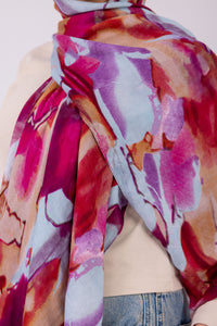 Watercolor Bloom - Modal Printed