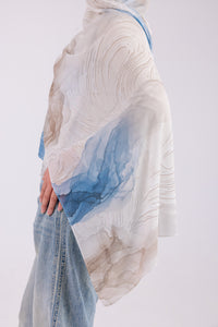 Azure Horizon - Chiffon Printed