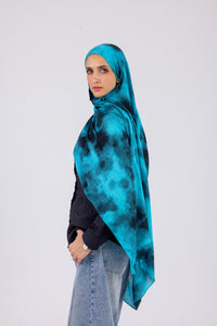 Tie Dye Turquoise - Modal Printed