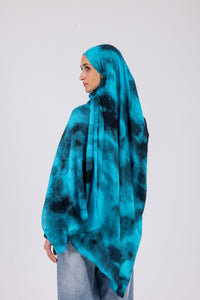 Tie Dye Turquoise - Modal Printed