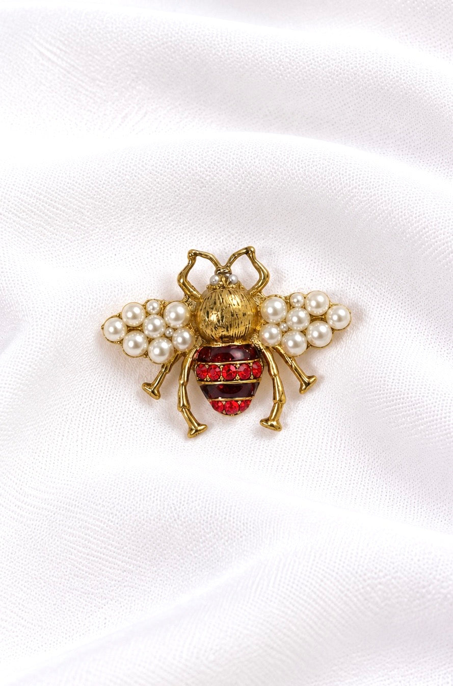 Pearl Bee - Brooch