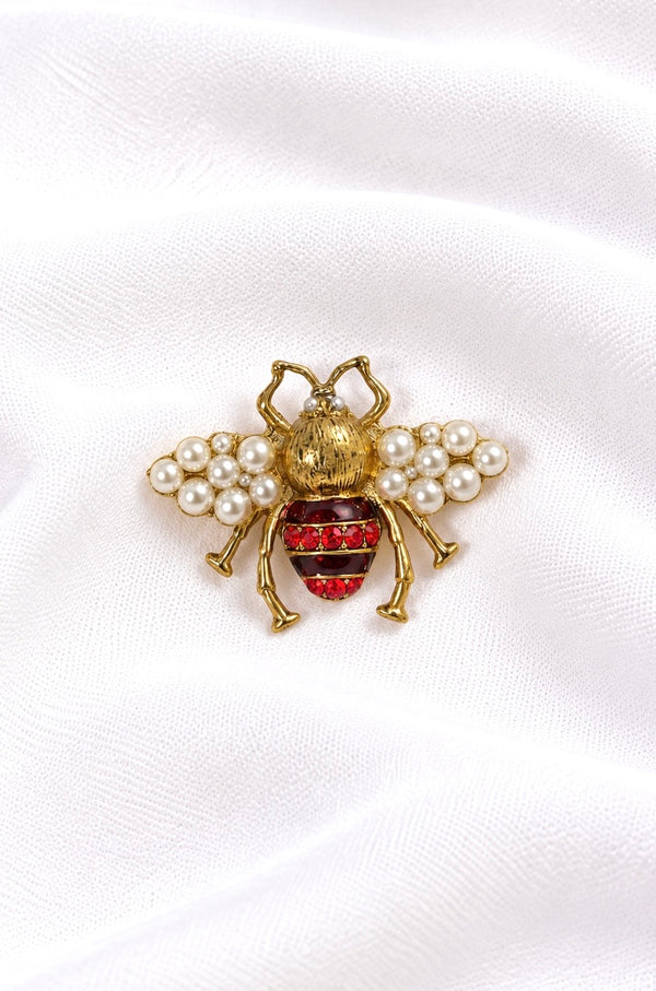Pearl Bee - Brooch