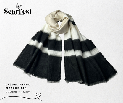 Casual Wool Shawl