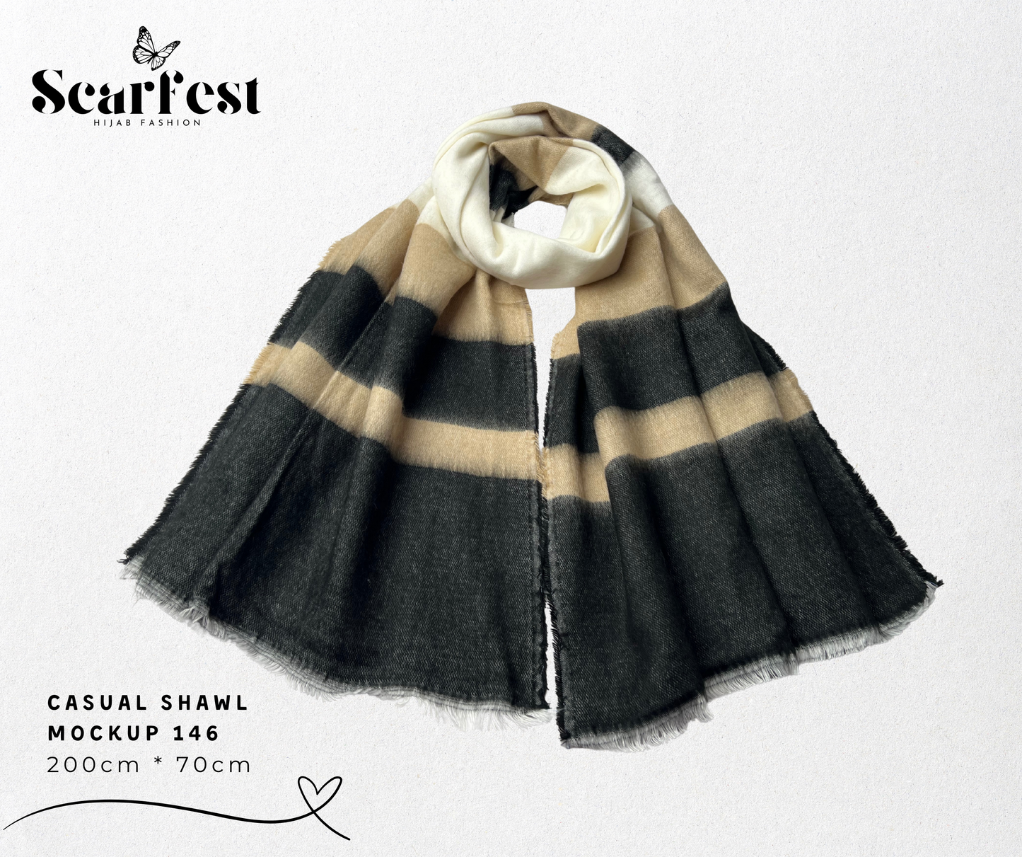 Casual Wool Shawl