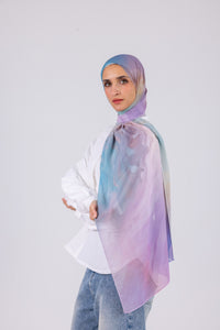 Blue Serenity - Chiffon Printed