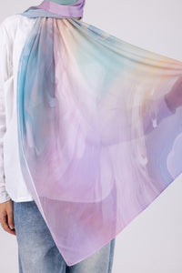 Blue Serenity - Chiffon Printed
